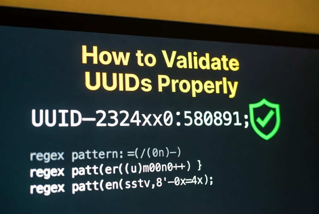 How to validate UUIDs properly - cover art