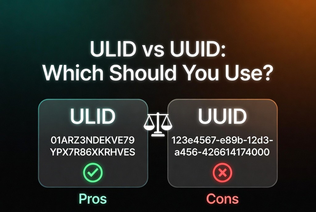 ULID vs UUID: which should you use? - cover art